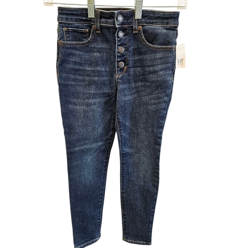 Gap Kids Jegging Ankle High Rise Denim Jean Girls NEW
